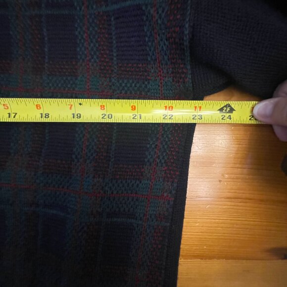 Proquip Golf Windstopper Wool Blend Tartan Plaid Sweater Men L Senior Tour - Picture 10 of 10